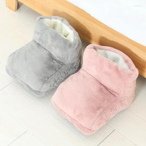 Carpets Electric Foot Warmer Heater Slipper USB Charging Power Saving Soft Warm Cover Shoes Heating Pads For Home Office