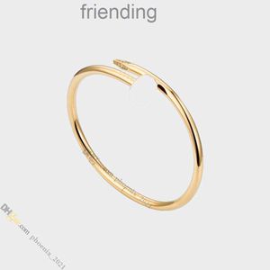 Nail Bracelet Designer Jewelry for Women Titanium Steel Bangle Gold-plated Never Fading Non-allergicgold Store/21621802 DCW9 DF6H