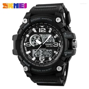 Wristwatches SKMEI Digital Quartz Watch For Men Waterproof Sport Electronic Countdown Man Military Alarm Clock Reloj Hombre 1283