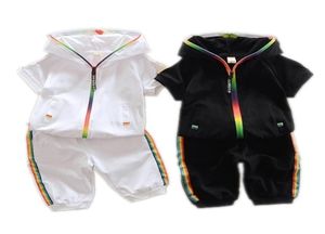 BAMBINI SUST COTON GIOTMENT BASCHI RAGAZZE CANDYCOLARED CAPPER CAPPER SHORT 2 PCSSET INSSET CASSIONI TWINSET SHINEVE SUDIE SUDIE Y5289886