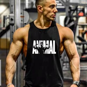 Herren-Tanktoper Weste für Männer Bodybuilding lose Wartezeittraining Athletic Clothing Basketball Hürde Ärmel und T-Shirt