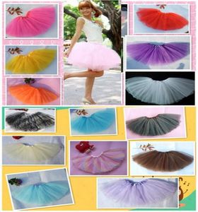 18 Cores de alta qualidade Candy Color Kids Adult Tutu Skirt Dança Vestidos de dança Macio Tutu Salia de balé crianças Pettiskirt Clothes9299928
