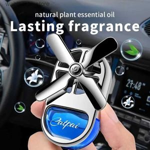 Car Air Freshener Car Aroma Air Freshener Rotating Propeller Vent Fragrance Car Aroma Creative Mini Car Perfume Decoration L49