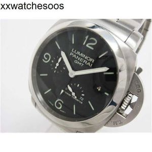 최고 디자이너 시계 Paneraiss 시계 기계식 PAM00347 Black Dial Power SteelEidl