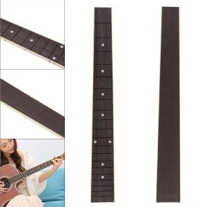 Guitar 41inch Acoustic Guitar Fingerboard 20 Fret Rosewood Fretboard Inlay Shell Sound Point with ABS Edge Guitar DIY Parts