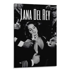 Lana Del Rey Poster Superstar Singer Ritratto Wall Art Canvas Stampa dipinto decorativo per la parete moderna Dispositiva per camera da letto Famiglia