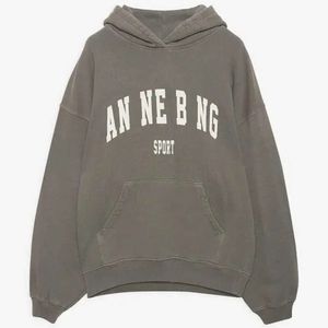 2024 Sıcak Satış 23SS Kadın Desginer Moda Pamuklu Kapşonlu Yeni Ab Anine Binge Klasik Mektup Baskı Yıkama Su Renkli Kar Tanesi Sweatshirt Hoodies Anine Hoodie 7330