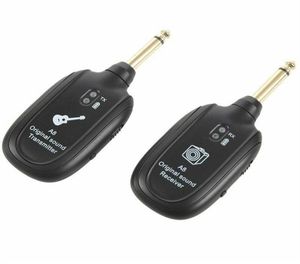 Sistema sem fio de guitarra A8 Ultrahigh Frequency Transmissor Receptor elétrico Baixa elétrica Construídos recarregáveis 50m A23304U7708171