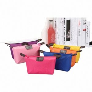 Koreanische Knödel kleiner Kosmetikbeutel Handtasche Make -up -Beutel Frauen -Necaries süße Make -up -Organisator -Taschen für Damen kostenlos Schiff f0zt#