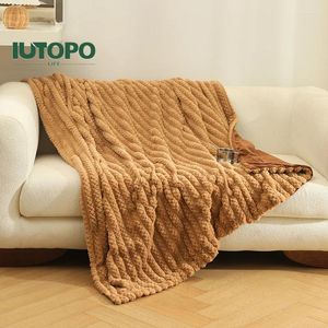 Decken Polyester Stoff Haar Scherende Decke Frühling und Herbst Schlafzimmer Home Office Sofa Marke Tropfen