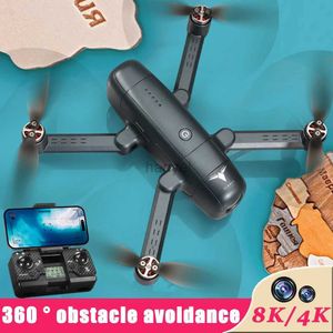 Drohnen GPS Dron mit Kamera 4K Professionelles Luftfotografie Flugzeug 360 Hindernisvermeidung HD Kamera Klapper Quadcopter RC Dron 240416