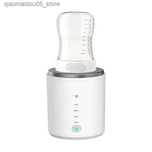 Bottle Warmers Sterilizers# Wireless charging portable baby bottle heater used for travel heater defoaming and heating dual mode 4-level temperature Q240416