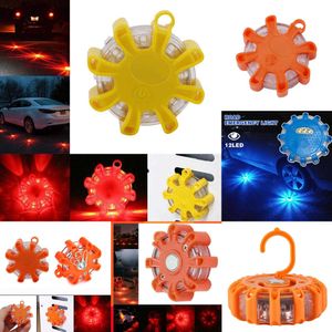 2024 Magnetic Emergency Roadside Safety Light Ip44 Road Flares Rescue Light LED Strobe Warning Light Flashlights Car Beacon Lamps