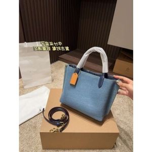 designer card holder denim vegetable basket handbag WilloW16 canvas tote bag shopping bag coacih large capacity underarm shoulder crossbody bag