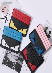 Cartoon Ultra-Fhin Id Card Titular Moda Menina Mulheres Crédito Little S Slim Bank Card Case Bolsa Pocket Saco de couro Real Wallet1098330