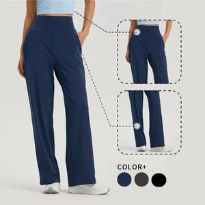 Pantaloni da yoga a gamba larga vnazvnasi spingendo giZalle sportive per le donne leggings fitness ad allenamento in vita alta abbigliamento da palestra 240410