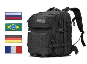 Plecaki na zewnątrz taktyczne plecak torba Męskie kobiety 45L Army Bagpack Sport