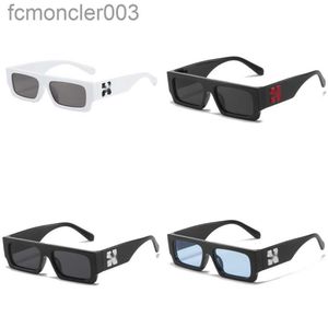 Fashion w Sunglasses Designer White Frames Style Square Brand Sunglass Arrow x Black Frame Eyewear Trend Sun Glasses Bright Sports MBQR