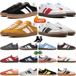 Spezails Designer Sneakers Handball Aluminum White Black Gum Cloud Clear Pink Brown Shoes Core Night Bright Blue Ssambaes Green Navy Grey Red Scarlet Cream Sand