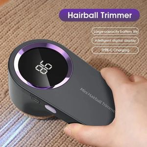 Electric Hairball Trimmer LED Digital Display Fabric Ludd Remover USB Laddning Professional Home Appliance 240415