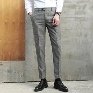 Men's Suits In All Seasons Of 2024 Fashionable Straight Leg Solid Color Trousers Can Be Worn 1#-25# 5415