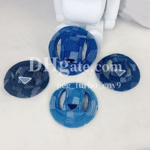 Luksusowy hat hat pet cat pies baseball czapka jacquard dżins hat trójkąt marki basen cap for corgi schnauzz pomeranian