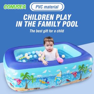 Çocuk Yüzme Havuzu Şişirilebilir Oyuncak Çerçeveli Havuzlar Bahçe Çocuk Bebek Banyo Küvet Yaz Açık Kapalı Su Oyunu Hediyeler Kid 240412