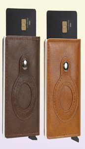 RFIDカードホルダーの男性財布マネーバッグ男性黒い財布2022小さな革のスリムウォレットミニウォレットエアタグ5565411