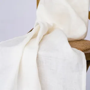 Asciugamani da bagno di lino puro in tessuto naturale bianco a mano da europeo leggero di lino leggero per palestra da bagno sauna tj8435