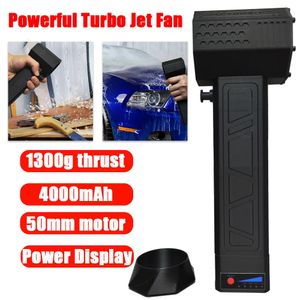 Silnik silnikowy Turbo Jet wentylator wbudowany bateria litowa 4000 mAh 50 mm ręczna ręczna bezszczotkowa Bezprzezgrzysta dmuchawa mini turbo wentylator odrzutowy 240401