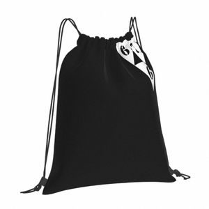 Freeze Corlee 667 EKIP LOGO Black DrawString ryggsäckar designade män De perfekta väskorna School Cam Adventures T8ZH#