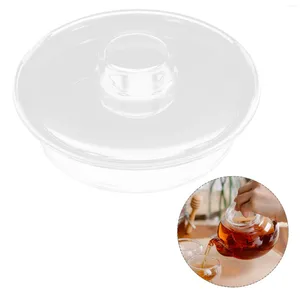 Geschirrsets Deckel Tee -Set Accessoires Glas Teekannen Kessel klare Teile Ersatzabdeckung Dekorativ für