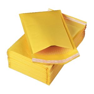 Bubble Envelope Bag Yellow Bubble PolyMailer Självförsegling Mailing Väskor vadderade kuvert för tidningsfodrad mailer