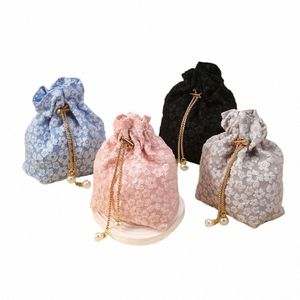 Pearl FR Drawstring Bag Korean Style Chain Festiv Sugar Bag Coin Purse Plånbok Stor kapacitet Presentförpackningsväska Festival V0LQ#