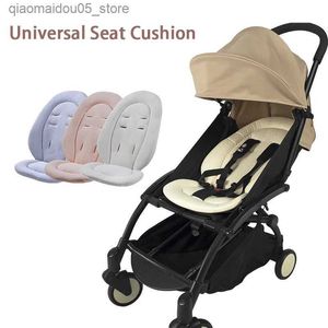 Barnvagnsdelar Tillbehör Baby Barnvagnssäte Kudde Högstol Universal andningsbara plommon Soft foder Kudde Baby Accessories Nyfödda Q240416