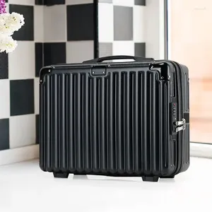 Suitcases Small Hard Shell Travel Cosmetic Case Female Makeup Bag Portable Holiday Carry-on Storage Fashion Luggage Suitcase With Lock