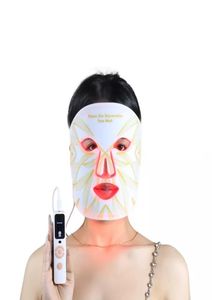 Pon Cilt Gençleştirme Güzellik Aleti Esnek Silikon Kızılötesi Maske Cilt Bakımı Kırmızı Işık Terapisi LED Yüz Mask9949606