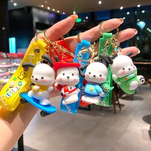 Keychain Woman Accessories Designer Keyrings Creative Cartoon Cute Figure Key Chain Pendant Ryggsäck Bil Keychain Accessories