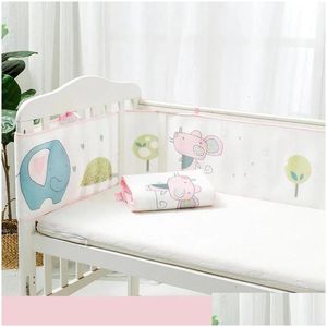 Bed Rails Born Babies Fence Summer Breattable Safety Crib Rail 30028cm Mesh Crash 231128 Drop Delivery Baby Kids Maternity Gear Otfam