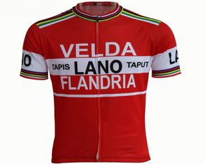 2019 Velda Flandria Radsport Jersey Männer Sommer Radsportkleidung Kurzfilme