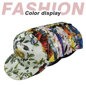 Boll Caps Boy Digital Print Flat Brim Baseball Cap för män Kvinnor Trucker Dance Street Hip Hop Hat Breatbar Justerbar nationell stil