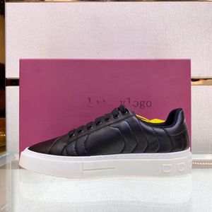 Designer tênis gancini tênis de baixo corte de tênis de luxo de luxo sapatos casuais tênis de couro técnico tênis tênis 39-45 05