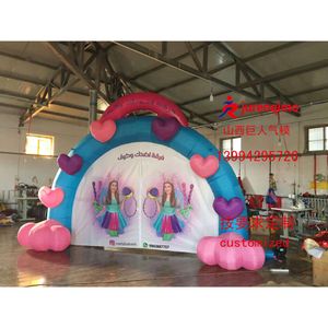 Mascot Costumes Iatable Arch Bridge Rainbow Sect Customized for Decorative Prop Manufacturers