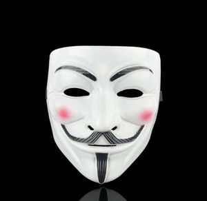 Vendetta Mask Anonimowy faceta Fawkes Halloween Fancy Dress Costume for Adult Kids Film Film Prezent Cosplay Accessory2058839