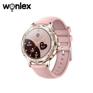 Watches Wonlex DW23 Women Fashion Smart Watch Lady Elegant Wrist Watch Bluetooth Calling Sports Pedometer Goddess Design Armband