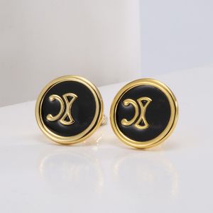 classical gold earring Titanium Steel woman silver Earrings High version black stud Designer Luxury Not fade gold Jewelry