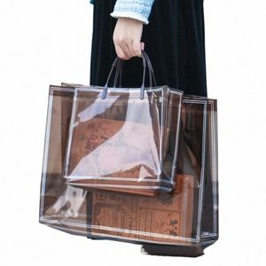 Bolsa de bolsas para mulheres portáteis casuais para mulheres, bolsas de presente à prova d'água para mulheres, bolsas de roupa de presente à prova d'água reutilizadas Bolsa T45m#