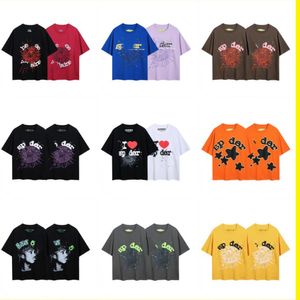 男性とレディースTシャツ555STYLE SPRAY半袖ユニセックスカジュアル汎用ルーズTシャツカップルシャツパームツリーSP5555555555人