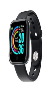 Y68 Smart Armband D20 SmartBracelet Armbands Information Påminnelse PASHRATE Övervakning av blodtryck Sport Bluetooth Smartwa6002313