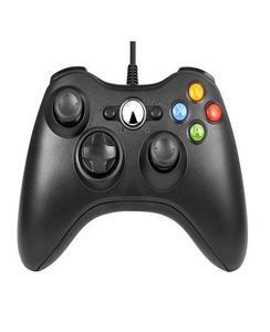 Shock Wired USB Game Controller Gamepad Joystick For Microsoft Xbox Slim 360 PC Windows PC With Shoulders Buttons8271684